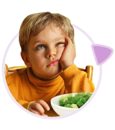 Los niños comen de acuerdo a la etapa de desarrollo que les toca vivir