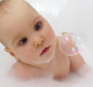 Productos para bañar a bebés