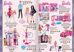Catálogo de juguetes El Corte Inglés 2014 Barbies