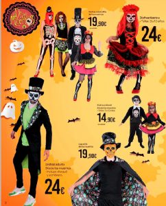 Disfraces del catálogo de Halloween Carrefour 2015