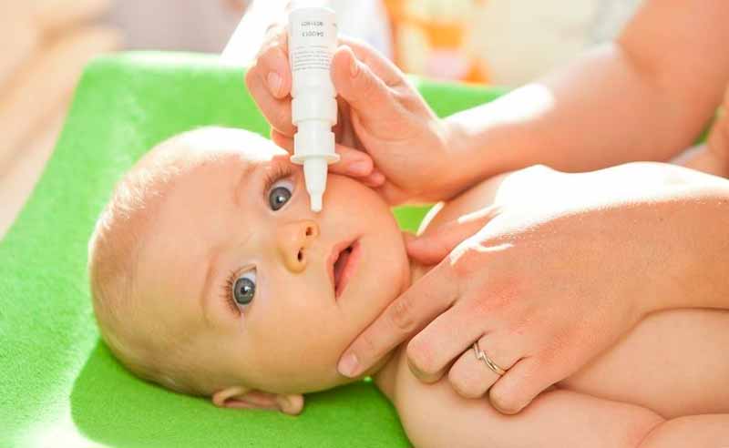 Usos del suero fisiológico en niños y bebés